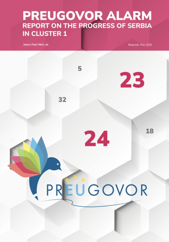 Alarm Report on Progress of Serbia in Cluster 1 - May 2026.