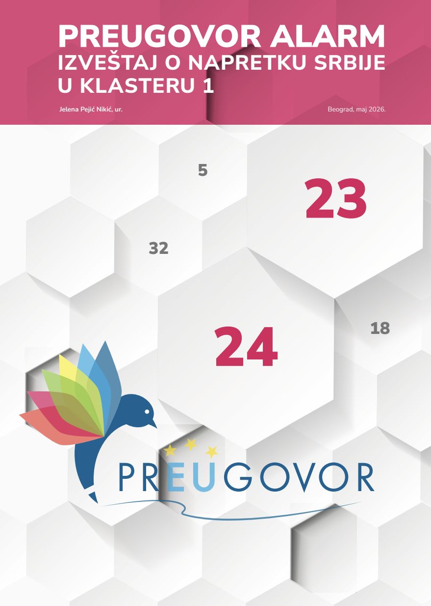 Izveštaj koalicije prEUgovor o napretku Srbije u klasteru 1 - maj 2026.