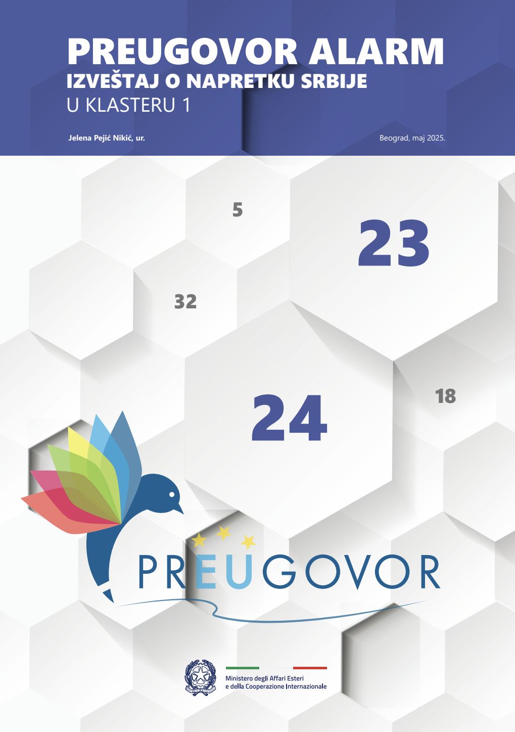 Izveštaj koalicije prEUgovor o napretku Srbije u klasteru 1 - maj 2025.